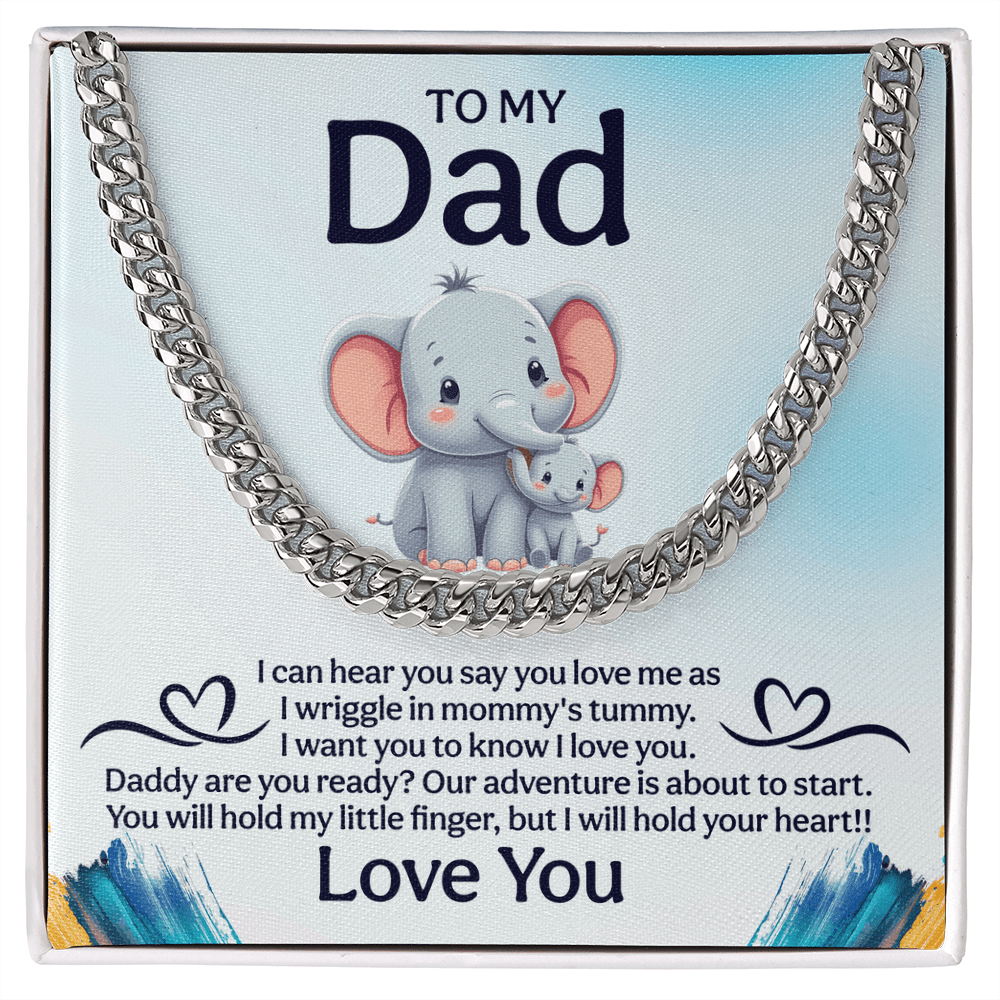 To my dad Cuban Link Chain - Beauty Belliss